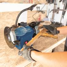 Obrázek k výrobku 26707 - Scheppach bg 200 - dvoukotoučová bruska s indukčním motorem