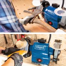 Obrázek k výrobku 26707 - Scheppach bg 200 - dvoukotoučová bruska s indukčním motorem