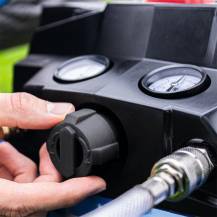 Obrázek k výrobku 91906 - Scheppach C-ACT160/6-X2x 20 V IXES aku bezolejový kompresor 6 l (bez baterie a nabíječky)