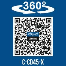 Obrázek k výrobku 91946 - Scheppach C-CD45-X20 V IXES aku příklepový vrtací šroubovák (bez baterie a nabíječky)