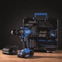 Obrázek k výrobku 91949 - Scheppach C-DTB74/1-Xaku 20 V IXES set vrtacího šroubováku a 74 ks příslušenství