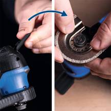 Obrázek k výrobku 91908 - Scheppach C-MT40-Xaku 20 V IXES multifunkční nástroj (bez baterie a nabíječky)