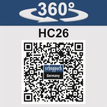 Obrázek k výrobku 54072 - Scheppach HC 26 olejový kompresor 8 bar se vzdušníkem 24 l