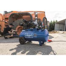 Obrázek k výrobku 73487 - Scheppach HC 550 tc olejový tříválcový řemenový kompresor 100 l