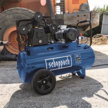 Obrázek k výrobku 73487 - Scheppach HC 550 tc olejový tříválcový řemenový kompresor 100 l