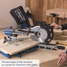 Obrázek k výrobku 67615 - Scheppach HM 216 pokosová pila s potahem a laserem + 2. kotouč