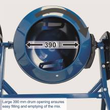 Obrázek k výrobku 30877 - Scheppach MIX 180 - stavební míchačka na beton 180 l