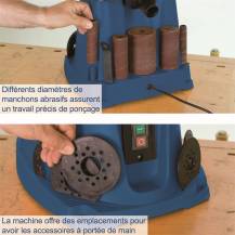 Obrázek k výrobku 37580 - Scheppach OSM 100 - oscilační válečková bruska