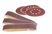 Obrázek k výrobku 37649 - Scheppach sada brusných pásů a papírů pro BTS 700 -