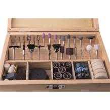 Obrázek k výrobku 14164 - Scheppach sada příslušenství pro lupínkové pily 103 ks -