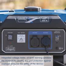 Obrázek k výrobku 78329 - Scheppach SG 3200xRámová elektrocentrála 2800 W s regulací AVR