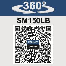 Obrázek k výrobku 42919 - Scheppach SM 150 LB - dvoukotoučová bruska - kotouč/kartáč