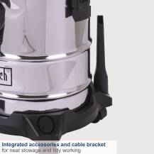 Obrázek k výrobku 93385 - Scheppach VC 20průmyslový vysavač na suché/mokré vysávání 20 l