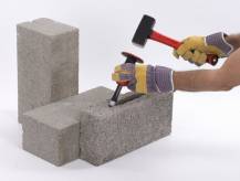 Obrázek k výrobku 15447 - Sekáč ruční plochý s ochranou 200mm