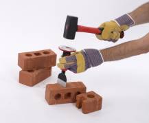 Obrázek k výrobku 15442 - Sekáč ruční plochý s ochranou 60mm