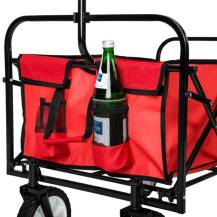 Obrázek k výrobku 90601 - Skládací zahradní přepravní vozík červený