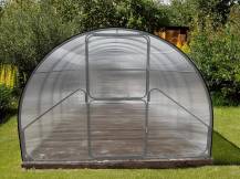 Obrázek k výrobku 92450 - skleník LANITPLAST DODO 300 3x4 m PC 6 mm šedý LG4347