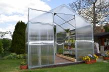 Obrázek k výrobku 72953 - skleník LANITPLAST DOMIK 2,6x4 m PC 6 mm