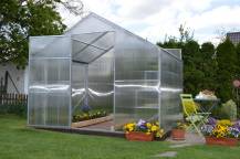 Obrázek k výrobku 72953 - skleník LANITPLAST DOMIK 2,6x4 m PC 6 mm