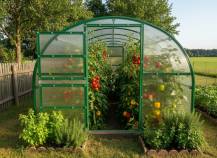 Obrázek k výrobku 92809 - skleník LANITPLAST KYKLOP2 3x6 m PC 6 mm zelený LG4380