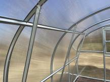 Obrázek k výrobku 92812 - skleník LANITPLAST KYKLOP2 3x8 m PC 6 mm černý LG4383