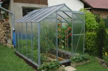 Obrázek k výrobku 94725 - skleník LANITPLAST LIMES Viva V6/2 PC 4 mm LG4694