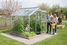 Obrázek k výrobku 94734 - skleník LANITPLAST LIMES Viva V6/4 čiré sklo 3 mm LG4702