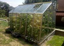 Obrázek k výrobku 94743 - skleník LANITPLAST LIMES Viva V7/6 čiré sklo 3 mm LG4711