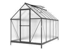 Obrázek k výrobku 92497 - skleník LANITPLAST SARANA 6x10 PC 4 mm černý LG4333