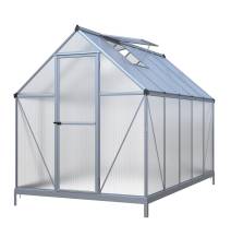 Obrázek k výrobku 92017 - skleník LANITPLAST SARANA 6x10 PC 4 mm stříbrný LG4272