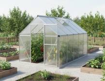 Obrázek k výrobku 92017 - skleník LANITPLAST SARANA 6x10 PC 4 mm stříbrný LG4272