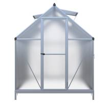 Obrázek k výrobku 92019 - skleník LANITPLAST SARANA 6x12 PC 4 mm stříbrný LG4276