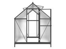 Obrázek k výrobku 92498 - skleník LANITPLAST SARANA 6x8 PC 4 mm černý LG4334