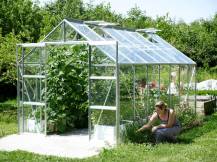 Obrázek k výrobku 41836 - skleník VITAVIA URANUS 11500 čiré sklo 3 mm stříbrný