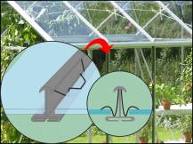 Obrázek k výrobku 41833 - skleník VITAVIA URANUS 6700 čiré sklo 3 mm stříbrný