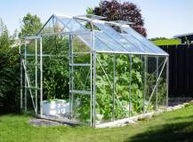 Obrázek k výrobku 41834 - skleník VITAVIA URANUS 8300 čiré sklo 3 mm stříbrný