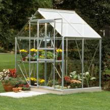 Obrázek k výrobku 41821 - skleník VITAVIA VENUS 2500 čiré sklo 3 mm stříbrný