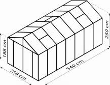 Obrázek k výrobku 41651 - skleník VITAVIA ZEUS 13800 PC 10+10 mm
