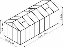 Obrázek k výrobku 41653 - skleník VITAVIA ZEUS 15700 PC 10+10 mm