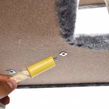 Obrázek k výrobku 77260 - Škrabadlo pro kočky do stropu Miky 60x49x250-273 cm