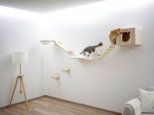 Obrázek k výrobku 81598 - Škrabadlo pro kočky KERBL ANDEN, sada nástěnných pater 8 ks