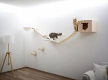 Obrázek k výrobku 81598 - Škrabadlo pro kočky KERBL ANDEN, sada nástěnných pater 8 ks