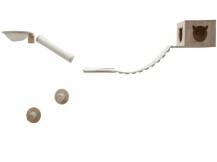 Obrázek k výrobku 81598 - Škrabadlo pro kočky KERBL ANDEN, sada nástěnných pater 8 ks