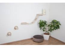 Obrázek k výrobku 81240 - Škrabadlo pro kočky KERBL MATTERHORN, sada nástěnných pater, béžová, 6 ks