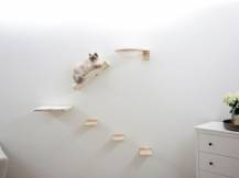 Obrázek k výrobku 81597 - Škrabadlo pro kočky KERBL ROCKY, sada nástěnných pater 6 ks