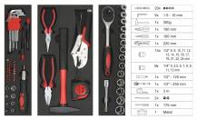 Obrázek k výrobku 68595 - Skříňka nářadí 63 dílů, METAL BOX