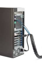 Obrázek k výrobku 90759 - Spirálová trubice na kabely černá 2 m x 25 mm