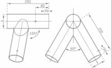 Obrázek k výrobku 54060 - Spojovací plech na kulatinu .