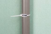 Obrázek k výrobku 90791 - Stahovací pásky bílé s popisným štítkem 4,8 x 190mm 100ks