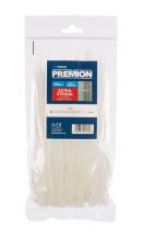 Obrázek k výrobku 90791 - Stahovací pásky bílé s popisným štítkem 4,8 x 190mm 100ks